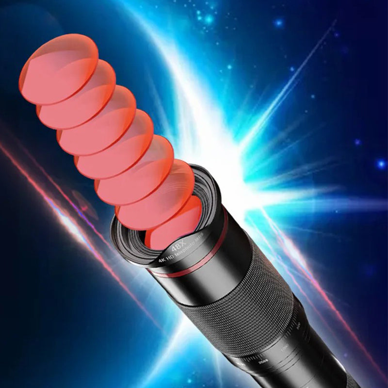 W48 Clip-On 8X Telephoto Lens Phone Camera Lens Kit Monocular W48 Clip-On 8X Telephoto Lens Phone Camera Lens Kit Monocular